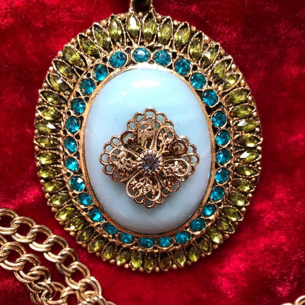AMAZONITE CABOCHON Necklace by Jill Jacobson